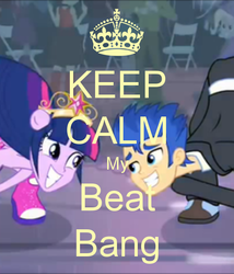 Size: 600x700 | Tagged: safe, flash sentry, twilight sparkle, equestria girls, g4, e-40, female, keep calm, male, meme, ship:flashlight, shipping, straight