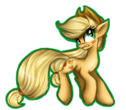 Size: 1000x875 | Tagged: safe, artist:kairaanix, applejack, g4, female, solo