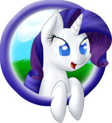 Size: 2314x2548 | Tagged: safe, artist:icy wings, rarity, g4, circle, female, solo