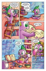 Size: 777x1195 | Tagged: safe, artist:agnes garbowska, idw, official comic, spike, dragon, g4, spoiler:comic, comic, idw advertisement, lol, male, preview, this will end in tears