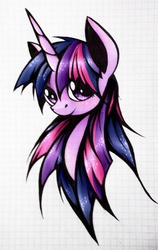 Size: 1310x2075 | Tagged: safe, artist:twistedmindbrony, twilight sparkle, g4, female, portrait, solo