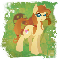 Size: 901x916 | Tagged: safe, artist:rariedash, oc, oc only, oc:cream heart, earth pony, pony, cutie mark, female, hooves, lineless, mare, smiling, solo