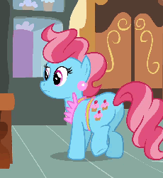 Size: 740x803 | Tagged: safe, edit, edited screencap, screencap, cup cake, pony, g4, lesson zero, animated, butt, butt shake, cropped, female, plot, solo