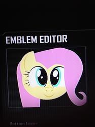 Size: 1936x2592 | Tagged: safe, fluttershy, g4, call of duty, call of duty: black ops 2, emblem editor, female, solo