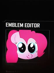 Size: 1936x2592 | Tagged: safe, pinkie pie, g4, call of duty, call of duty: black ops 2, emblem editor, female, solo