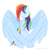 Size: 2000x2000 | Tagged: safe, artist:idontrunntoofast, rainbow dash, g4, crying, female, solo