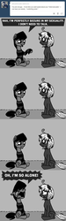 Size: 850x2822 | Tagged: safe, artist:closed closets, oc, oc only, oc:closed closets, ask-closed-closets, comic, crying, grayscale, tumblr