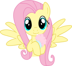 Size: 715x652 | Tagged: safe, artist:heavyecho, fluttershy, g4, cute, female, milkshake, shyabetes, solo