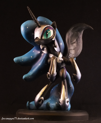 Size: 800x969 | Tagged: safe, artist:frozenpyro71, nightmare moon, g4, irl, photo, sculpture, solo