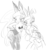 Size: 1136x1237 | Tagged: source needed, safe, artist:zev, princess celestia, princess luna, g4, bunny ears, bunny suit, bunnylestia, clothes, cuffs (clothes), grayscale, leotard, monochrome