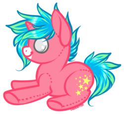 Size: 460x423 | Tagged: safe, artist:haventide, oc, oc only, pony, unicorn, build-a-bear, female, mare, plushie, pony plushie, solo