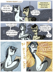 Size: 1280x1735 | Tagged: safe, artist:slawomiro, idw, gizmo, shining armor, g4, comic, photo