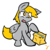 Size: 900x900 | Tagged: safe, artist:zutcha, derpy hooves, pegasus, pony, g4, female, mare, package, solo