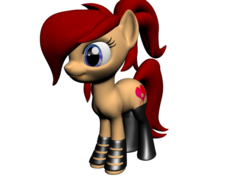 Size: 640x480 | Tagged: safe, artist:sensual equestria studios, oc, oc only, oc:exie, 3d, clothes, socks, solo, source filmmaker, stockings