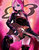 Size: 600x776 | Tagged: safe, artist:d-lowell, pinkie pie, earth pony, anthro, g4, fashion, female, guitar, musical instrument, pinkamena diane pie, punk, solo