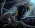 Size: 1025x850 | Tagged: safe, artist:terrac0tta, fluttershy, rainbow dash, g4, bed, crying, dark, fanfic, sad