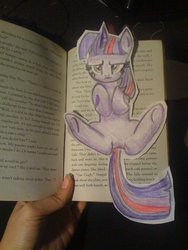 Size: 774x1032 | Tagged: safe, artist:deartisticlife, twilight sparkle, g4, bookmark, photo