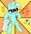 Size: 634x692 | Tagged: safe, artist:aqua_remix, bon bon, lyra heartstrings, sweetie drops, g4, bon bon is not amused, deal with it, stahp, sunglasses