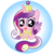 Size: 3000x3076 | Tagged: safe, artist:scourge707, artist:stepandy, princess cadance, g4, chibi, colored, cute, cutedance, female, simple background, solo, transparent background, vector