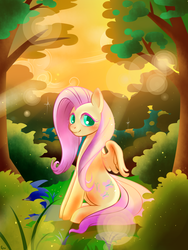 Size: 1200x1600 | Tagged: safe, artist:renokim, fluttershy, g4, female, solo