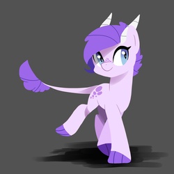 Size: 3000x3000 | Tagged: safe, artist:kianamai, oc, oc only, oc:crystal clarity, dracony, hybrid, kilalaverse, interspecies offspring, next generation, offspring, parent:rarity, parent:spike, parents:sparity, simple background, solo