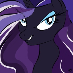 Size: 800x800 | Tagged: dead source, safe, artist:zoomboomerz, nightmare rarity, g4, female, solo