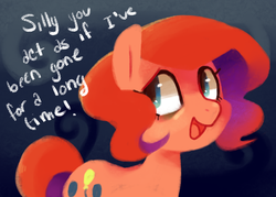 Size: 500x358 | Tagged: dead source, safe, artist:dhui, pinkie pie, g4, female, solo, tired pie