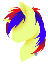 Size: 184x246 | Tagged: safe, artist:haventide, oc, oc only, pony, unicorn, bust, male, raving spectrum, solo, stallion
