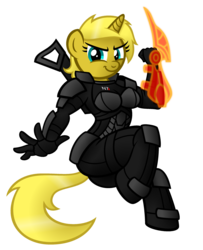 Size: 2484x3066 | Tagged: safe, artist:aleximusprime, oc, oc only, oc:ticket, alicorn, anthro, alicorn oc, anthro oc, breasts, commander shepard, female, femshep, mass effect, simple background, solo, transparent background