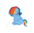 Size: 4000x3846 | Tagged: safe, artist:godoffury, part of a set, rainbow dash, pegasus, pony, g4, baby, baby pony, blushing, cute, dashabetes, female, filly, filly rainbow dash, foal, high res, pillow, simple background, sleeping, solo