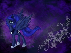 Size: 1066x800 | Tagged: dead source, safe, princess luna, alicorn, pony, g4, crown, ethereal mane, female, horseshoes, jewelry, mare, regalia, solo, walking