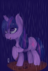 Size: 1080x1600 | Tagged: safe, artist:inkwel-mlp, twilight sparkle, g4, female, rain, solo