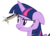 Size: 1000x714 | Tagged: safe, discord, twilight sparkle, alicorn, pony, g4, my little pony: friendship is magic, season 4, simple background, transparent background