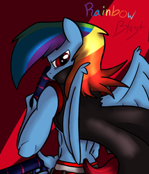 Size: 1944x2273 | Tagged: safe, artist:artsygum, oc, oc only, oc:rainbow blast, pony, solo