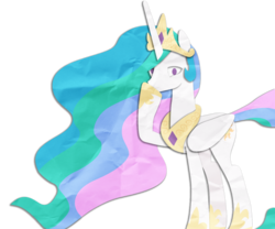 Size: 1200x1000 | Tagged: safe, artist:narflarg, princess celestia, alicorn, pony, g4, female, mare, simple background, solo, transparent background