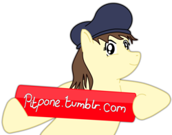 Size: 1204x946 | Tagged: safe, oc, oc only, oc:pit pone, ask, beret, chubby, english, fat, gravy, hat, sign, simple background, solo, transparent background