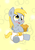 Size: 883x1248 | Tagged: safe, artist:artiecanvas, derpy hooves, pony, g4, artiecanvas is trying to murder us, baby, baby pony, blushing, cute, cutie mark diapers, derpabetes, diaper, female, filly, filly derpy, filly derpy hooves, foal, muffin, poofy diaper, solo, younger