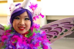 Size: 4928x3264 | Tagged: artist needed, safe, artist:typical-mental, rarity, human, g4, cosplay, edmonton comic expo, edmonton expo, glimmer wings, irl, irl human, photo, solo