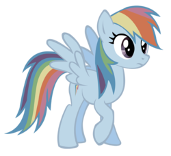 Size: 649x593 | Tagged: safe, artist:durpy, rainbow dash, g4, female, simple background, solo, transparent background, vector