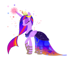 Size: 1024x832 | Tagged: safe, artist:deldiz, twilight sparkle, alicorn, pony, g4, clothes, dress, female, mare, regal, simple background, solo, transparent background, twilight sparkle (alicorn)