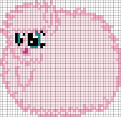 Size: 1009x967 | Tagged: safe, oc, oc only, oc:fluffle puff, pattern, perler beads