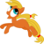 Size: 2748x2734 | Tagged: safe, applejack, g4, female, filly, jumping, simple background, solo