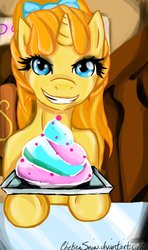 Size: 687x1163 | Tagged: safe, artist:chelseasnow, pumpkin cake, g4, adult, female, older, solo