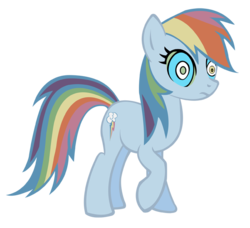 Size: 649x593 | Tagged: safe, artist:durpy, rainbow dash, g4, female, mind control, simple background, solo, transparent background, vector