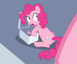 Size: 6000x5003 | Tagged: safe, artist:masem, pinkie pie, g4, absurd resolution, box, female, inception, recursion, solo, the box, vector, wander over yonder