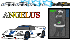 Size: 640x368 | Tagged: safe, artist:silnev, oc, oc only, changeling, ridge racer revoultion, twisted metal