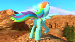 Size: 1920x1080 | Tagged: safe, artist:stormtrooper1701, rainbow dash, g4, 3d, butt, gmod, plot, windswept mane