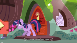 Size: 640x355 | Tagged: safe, screencap, twilight sparkle, g4, magical mystery cure, female, meme, mlp-captions, solo, youtube caption