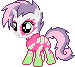 Size: 75x67 | Tagged: safe, artist:seahawk270, sweetie belle, pony, unicorn, g4, the show stoppers, clothes, female, filly, foal, gif, non-animated gif, pixel art, show stopper outfits, simple background, solo, talent show, transparent background