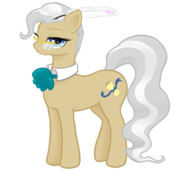 Size: 1000x974 | Tagged: source needed, safe, artist:arareroll, mayor mare, earth pony, pony, g4, collar, eyelashes, feather, female, glasses, mare, pretty, quill, simple background, solo, standing, transparent background